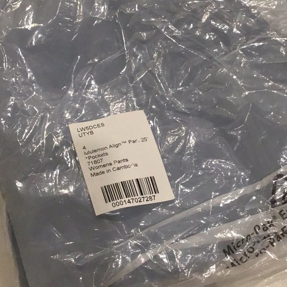 E - Lululemon Align High-Rise Pant with Pockets 25"
Utility Blue - Picture 5 of 5